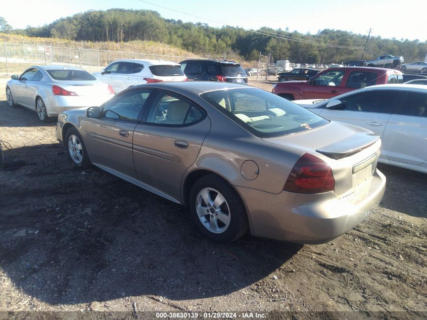 2006 Pontiac Grand Prix VIN: 2G2WP552361178936 Lot: 38630139