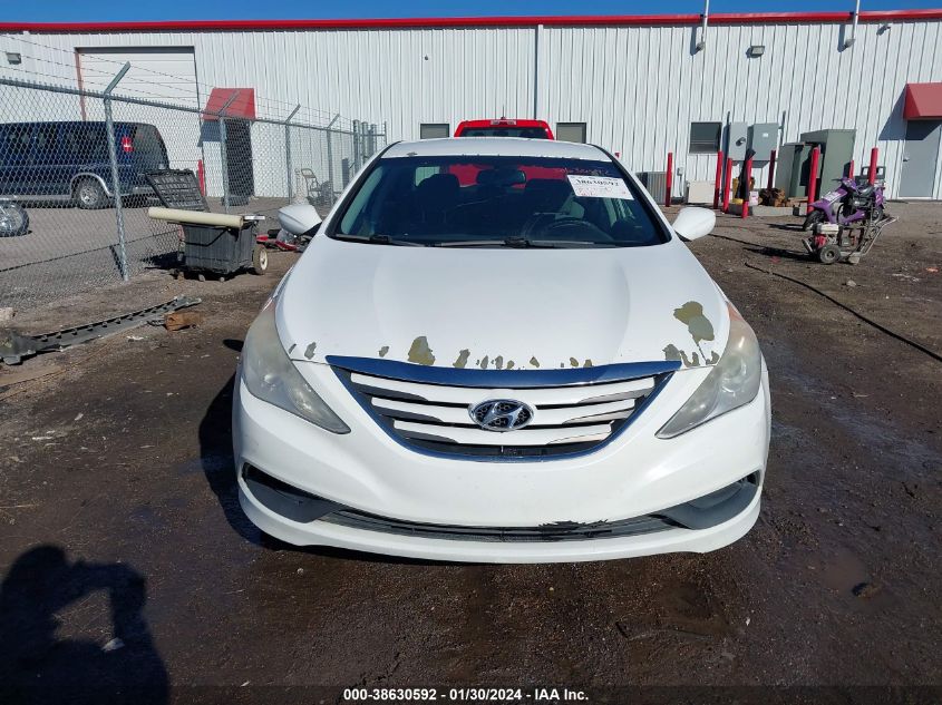 2014 Hyundai Sonata Gls VIN: 5NPEB4AC8EH907332 Lot: 38630592