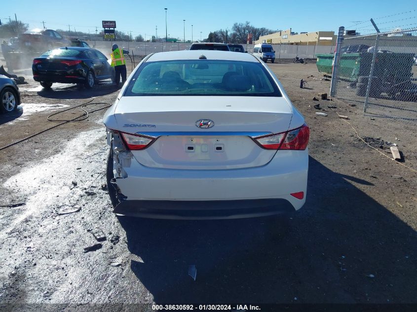 2014 Hyundai Sonata Gls VIN: 5NPEB4AC8EH907332 Lot: 38630592