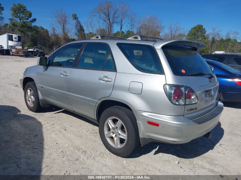 2001 Lexus Rx 300 Base (A4) VIN: JTJHF10U310222508 Lot: 38630701