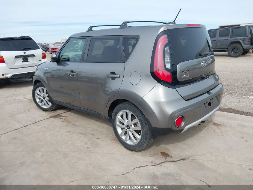 2017 Kia Soul + VIN: KNDJP3A58H7425755 Lot: 38630747