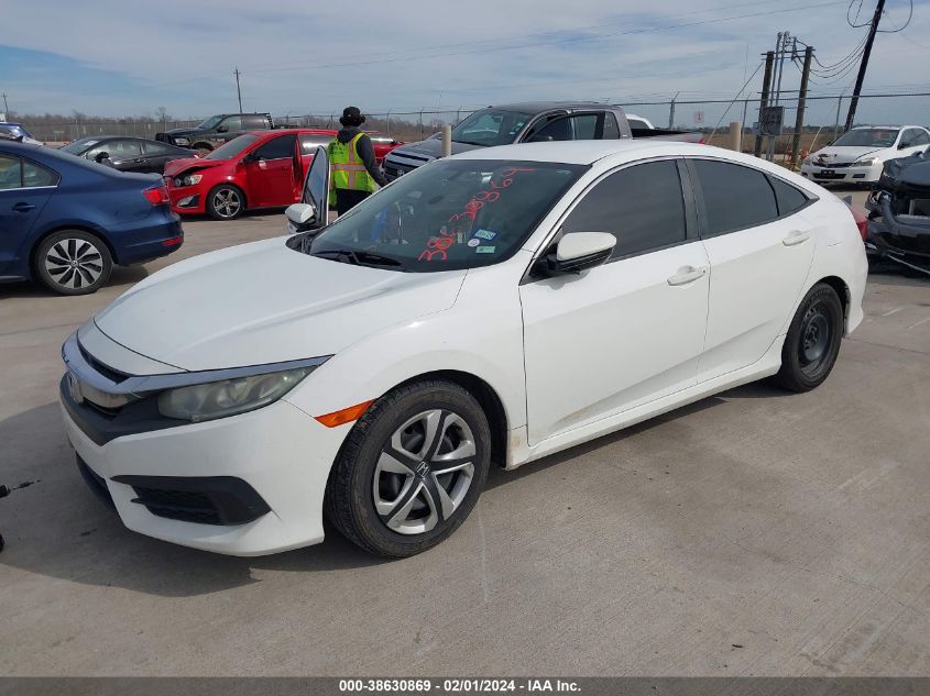 2016 Honda Civic Lx VIN: 19XFC2F5XGE020273 Lot: 38630869