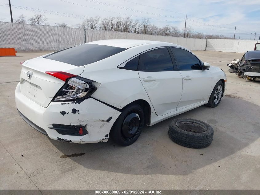 2016 Honda Civic Lx VIN: 19XFC2F5XGE020273 Lot: 38630869