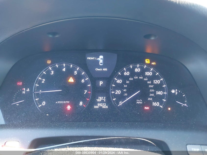 2008 LEXUS LS 460 VIN: JTHBL46F385077459