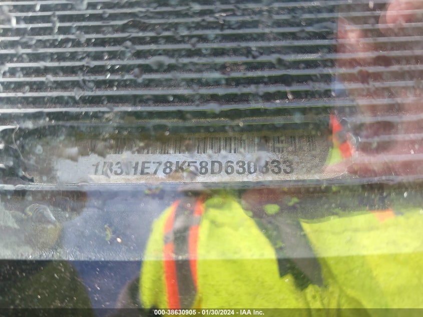 2008 Dodge Caliber R/T VIN: 1B3HE78K58D630833 Lot: 38630905