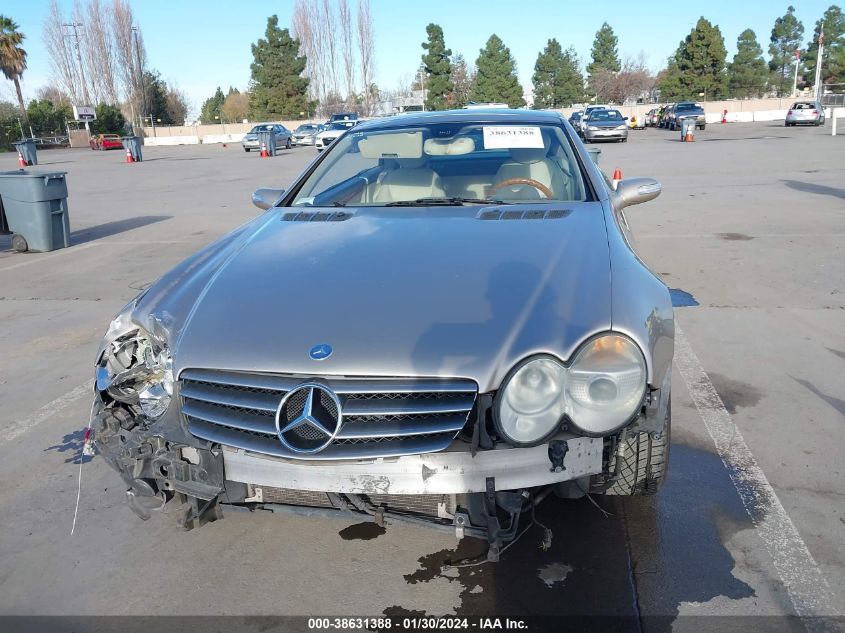 2005 Mercedes-Benz Sl 500 VIN: WDBSK75F05F091153 Lot: 38631388