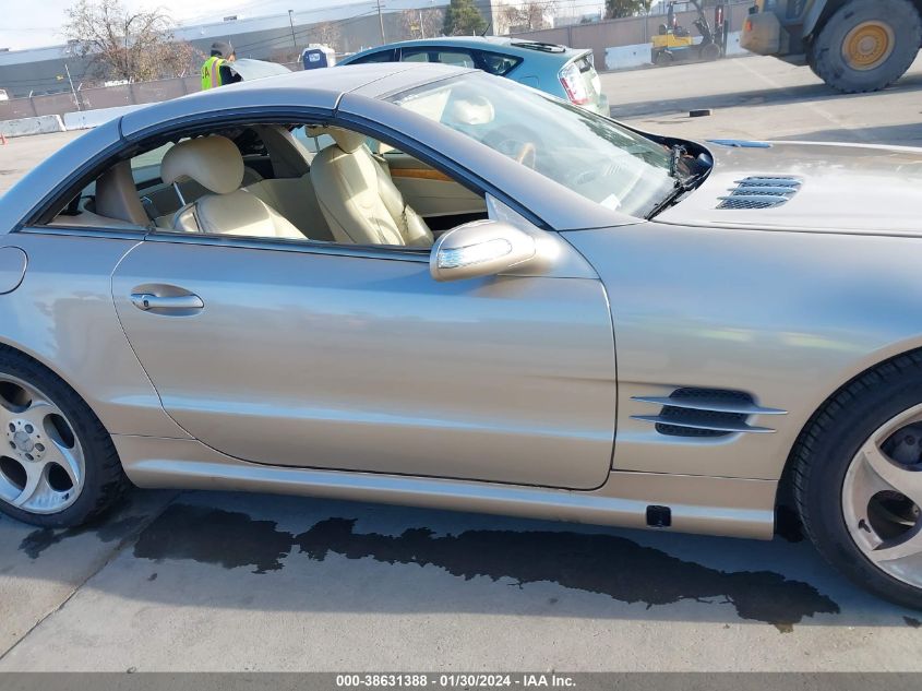 2005 Mercedes-Benz Sl 500 VIN: WDBSK75F05F091153 Lot: 38631388