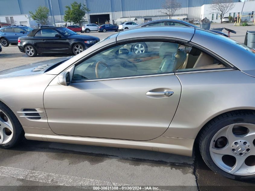 2005 Mercedes-Benz Sl 500 VIN: WDBSK75F05F091153 Lot: 38631388