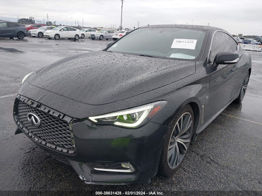 2018 Infiniti Q60 3.0T Luxe VIN: JN1EV7EK7JM342004 Lot: 38631428