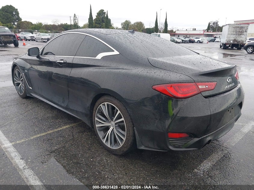 2018 Infiniti Q60 3.0T Luxe VIN: JN1EV7EK7JM342004 Lot: 38631428