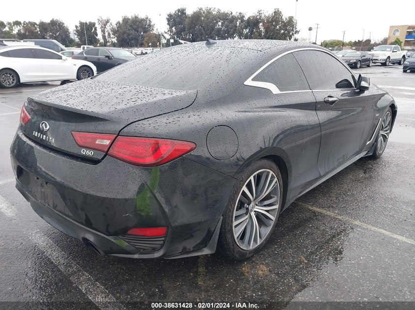 2018 Infiniti Q60 3.0T Luxe VIN: JN1EV7EK7JM342004 Lot: 38631428