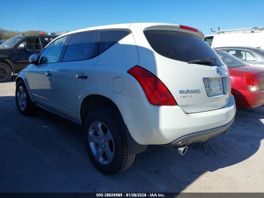 JN8AZ08T85W321561 2005 Nissan Murano S