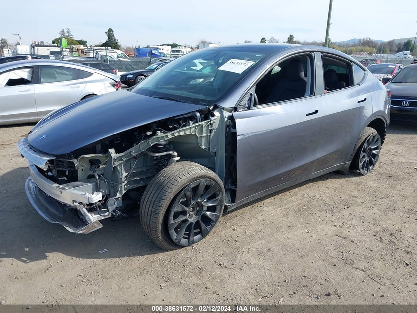 VIN 7SAYGDEE2PA160340 2023 TESLA MODEL Y AWD/LONG RANGE DUAL MOTOR ALL-WHEEL DRIVE