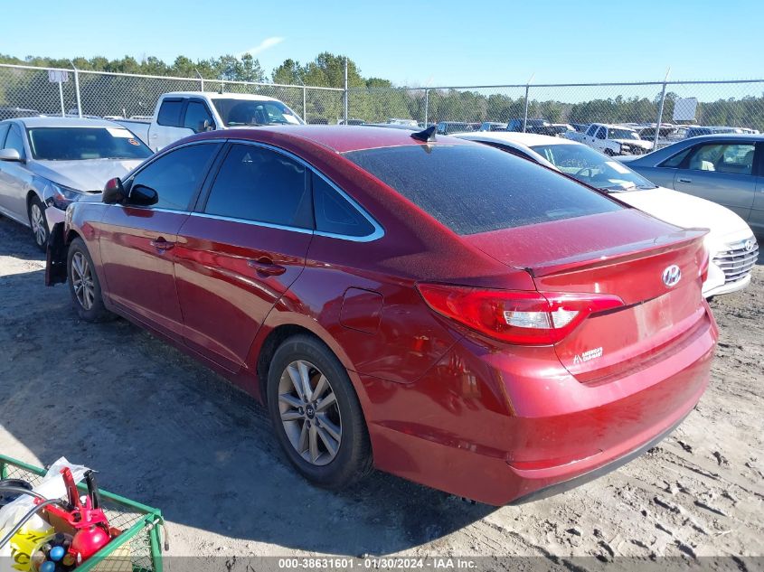 2016 Hyundai Sonata Se VIN: 5NPE24AF3GH419614 Lot: 38631601