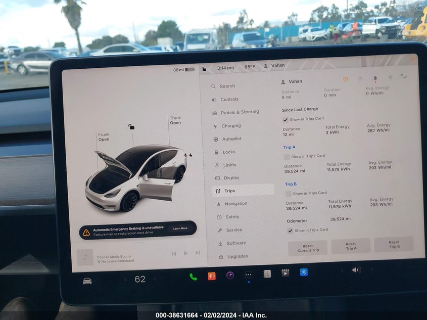 VIN 7SAYGDEE1PA027892 2023 TESLA MODEL Y AWD/LONG RANGE DUAL MOTOR ALL-WHEEL DRIVE