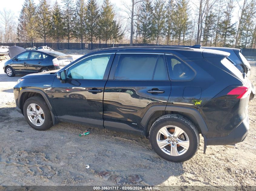 2021 Toyota Rav4 Xle Hybrid VIN: 4T3RWRFV2MU050025 Lot: 38631717