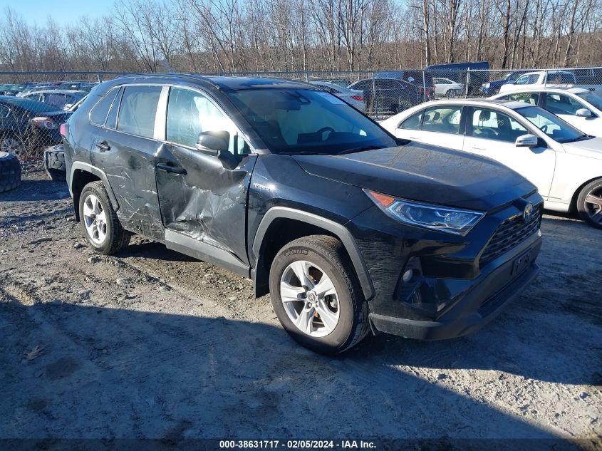 2021 Toyota Rav4 Xle Hybrid VIN: 4T3RWRFV2MU050025 Lot: 38631717