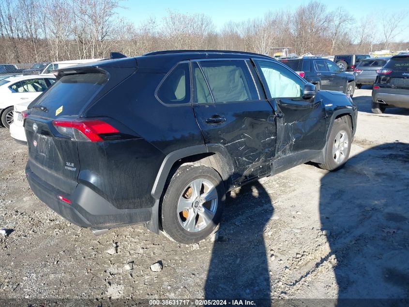 2021 Toyota Rav4 Xle Hybrid VIN: 4T3RWRFV2MU050025 Lot: 38631717