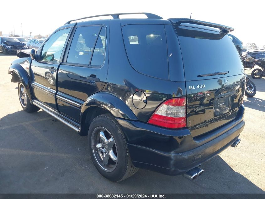 2001 Mercedes-Benz Ml 430 VIN: 4JGAB72E11A225146 Lot: 38632145