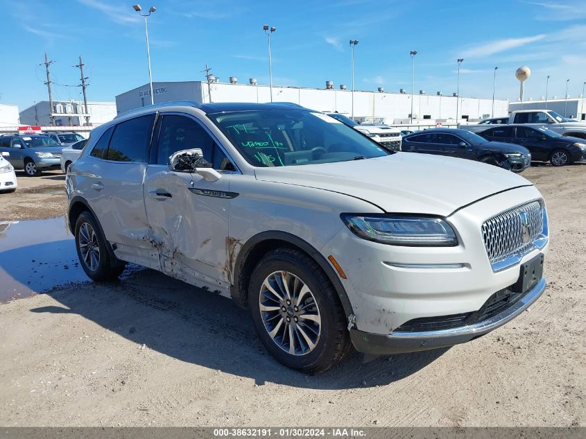 2021 Lincoln Nautilus Reserve VIN: 2LMPJ6K91MBL16165 Lot: 38632191