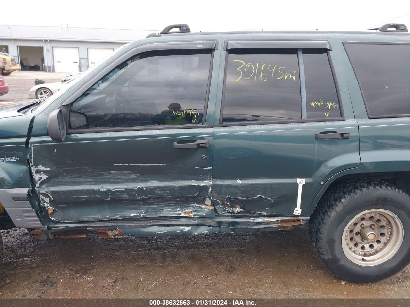 1995 Jeep Grand Cherokee Laredo VIN: 1J4GZ58S4SC695876 Lot: 38632663