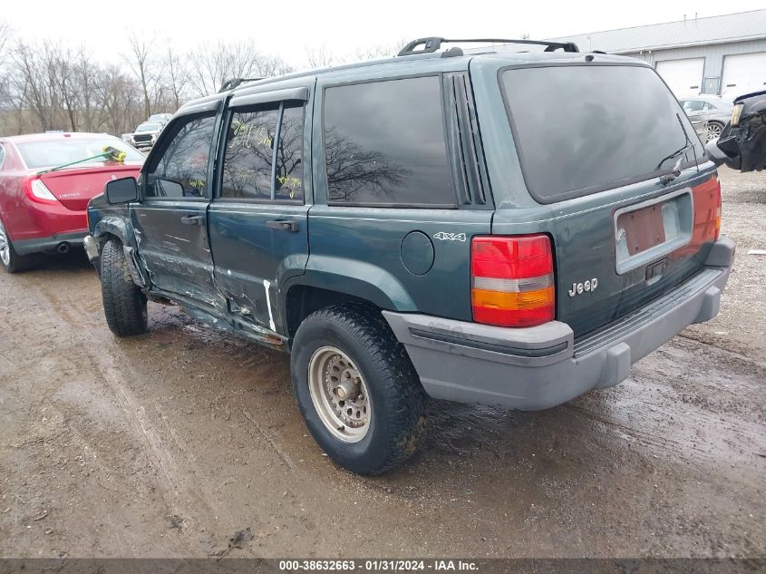 1995 Jeep Grand Cherokee Laredo VIN: 1J4GZ58S4SC695876 Lot: 38632663