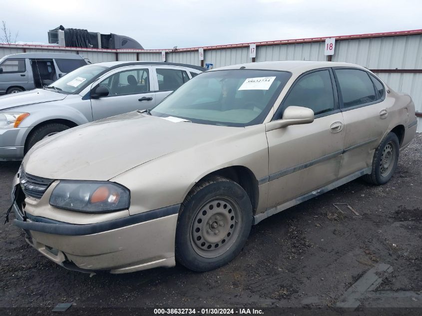 2005 Chevrolet Impala VIN: 2G1WF52E559268062 Lot: 38632734