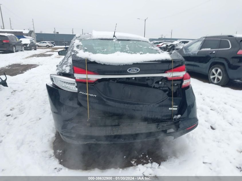 2018 Ford Fusion Se VIN: 3FA6P0HD1JR196227 Lot: 38632900