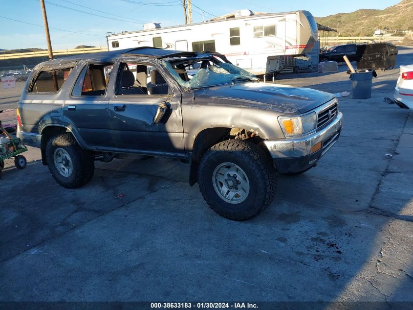 1992 Toyota 4Runner Vn39 Sr5 VIN: JT3VN39W3N0090725 Lot: 38633183