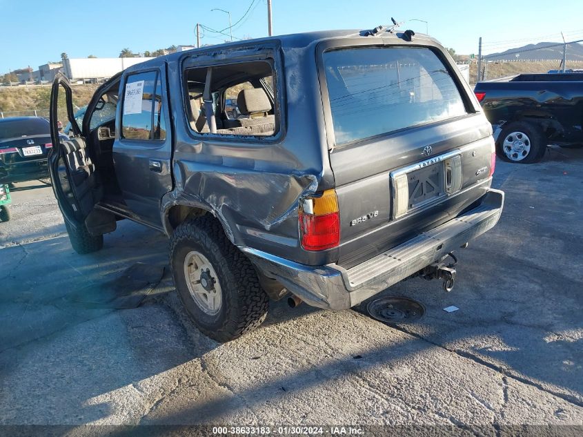 1992 Toyota 4Runner Vn39 Sr5 VIN: JT3VN39W3N0090725 Lot: 38633183