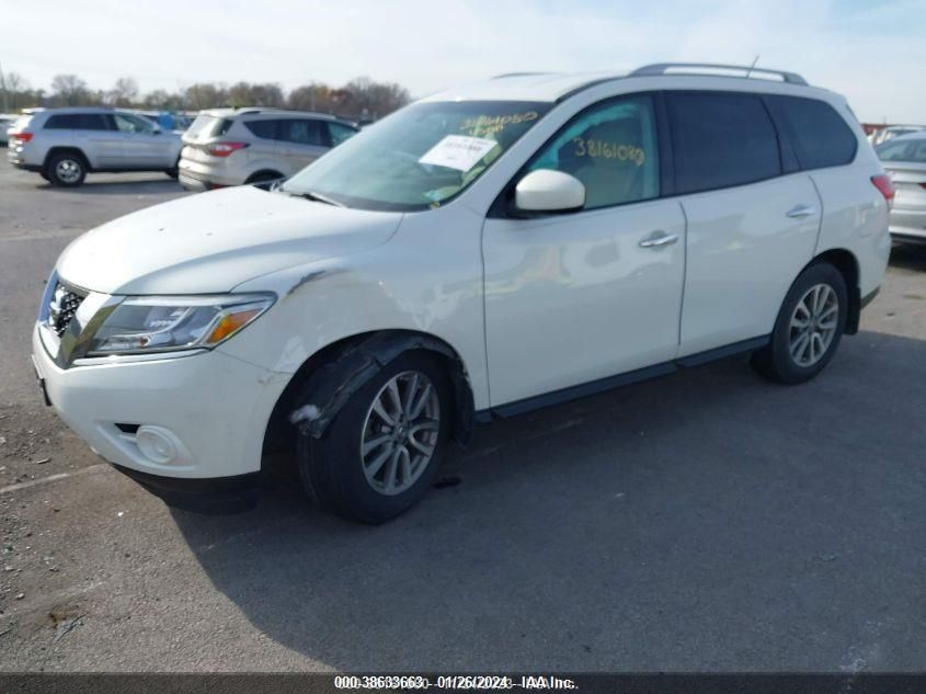 2014 Nissan Pathfinder Sv VIN: 5N1AR2MM6EC720617 Lot: 38633663