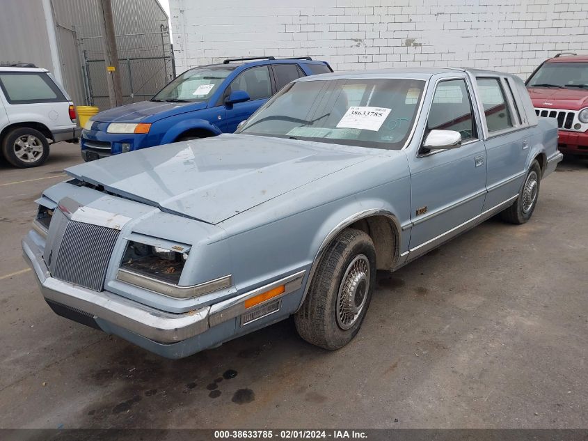 1991 Chrysler Imperial VIN: 1C3XY56R3MD248174 Lot: 38633785