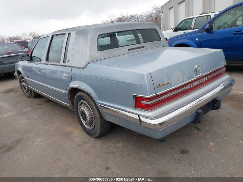 1991 Chrysler Imperial VIN: 1C3XY56R3MD248174 Lot: 38633785