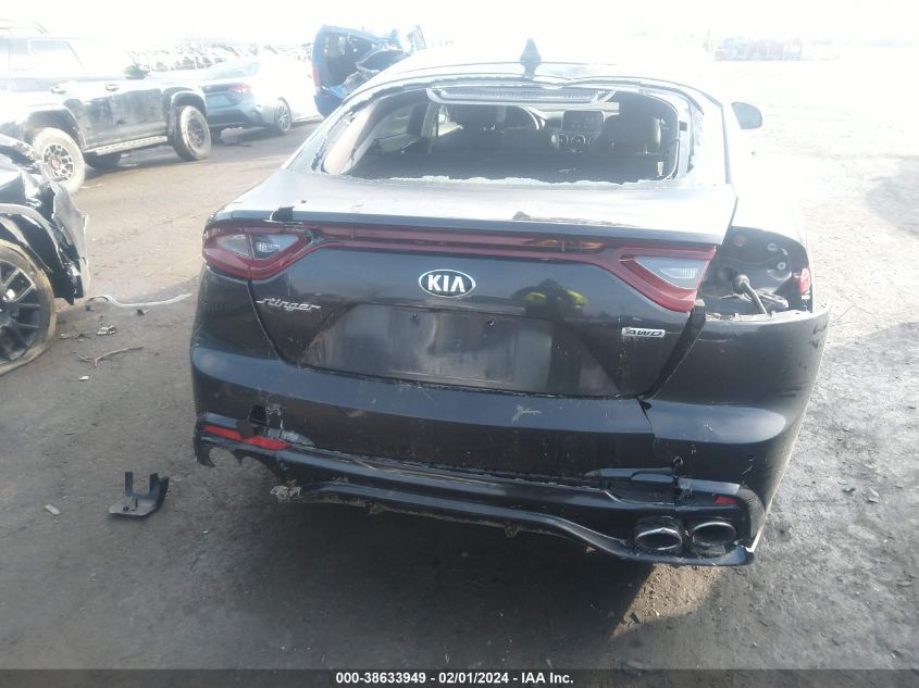 2019 Kia Stinger VIN: KNAE15LA8K6046371 Lot: 38633949