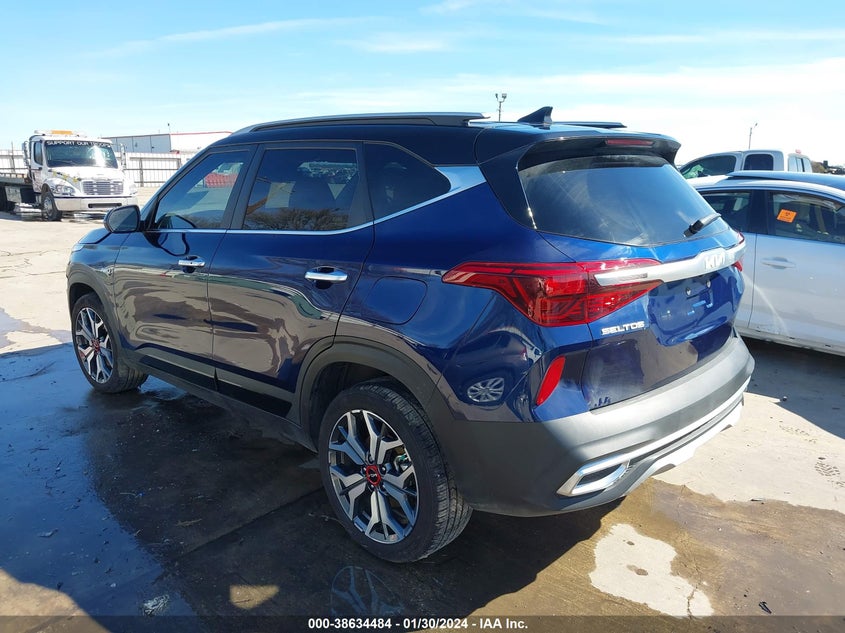 2023 Kia Seltos Sx Turbo VIN: KNDETCA29P7398485 Lot: 38634484