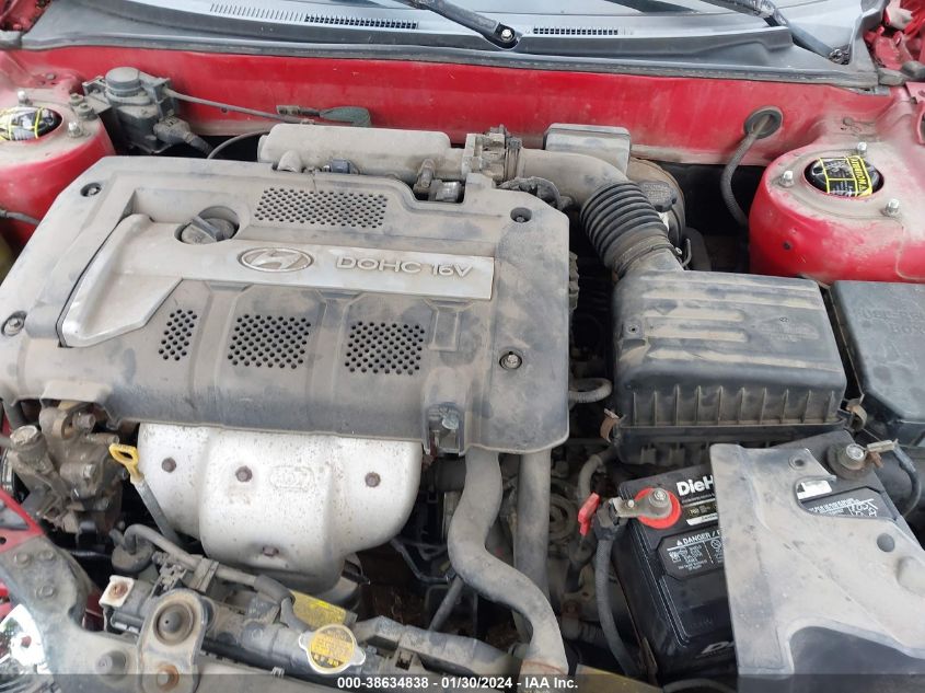 2003 Hyundai Tiburon VIN: KMHHM65D83U087516 Lot: 38634838