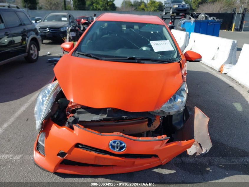 2014 Toyota Prius C Two VIN: JTDKDTB31E1064717 Lot: 38634925