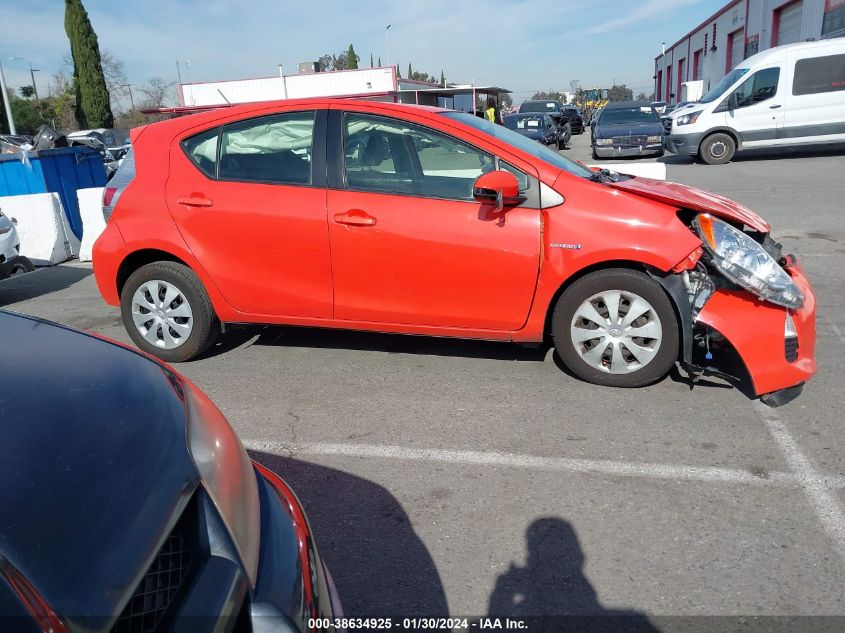 2014 Toyota Prius C Two VIN: JTDKDTB31E1064717 Lot: 38634925