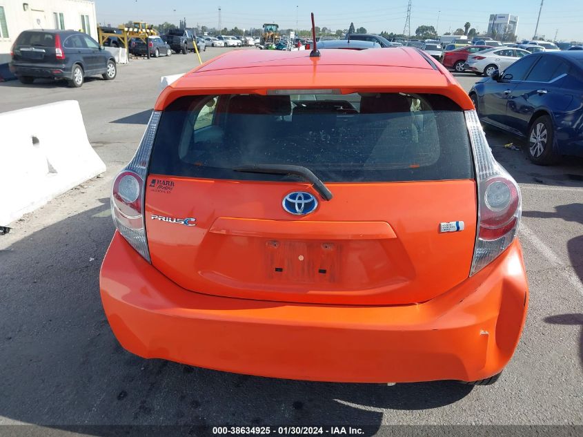 2014 Toyota Prius C Two VIN: JTDKDTB31E1064717 Lot: 38634925