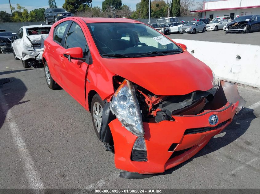 2014 Toyota Prius C Two VIN: JTDKDTB31E1064717 Lot: 38634925