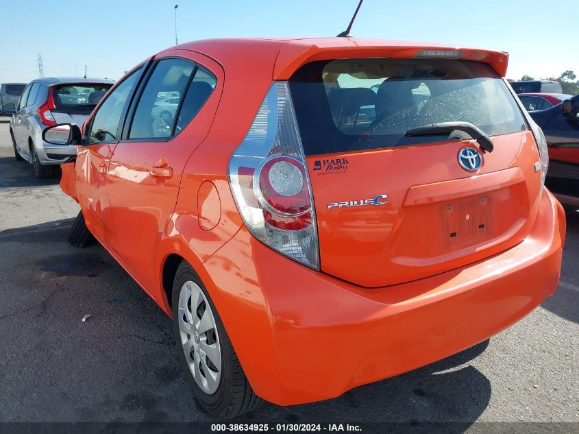 2014 Toyota Prius C Two VIN: JTDKDTB31E1064717 Lot: 38634925