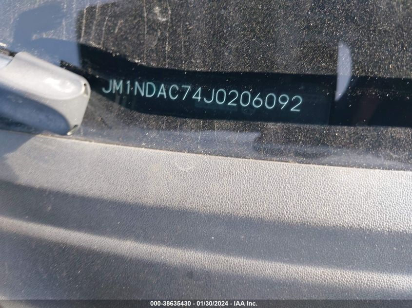 2018 Mazda Mx-5 Miata Club VIN: JM1NDAC74J0206092 Lot: 38635430