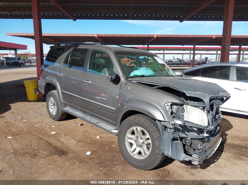 2003 Toyota Sequoia Limited VIN: 5TDBT48A73S199599 Lot: 38635610