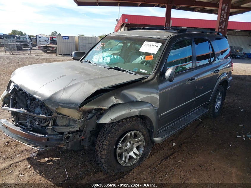 2003 Toyota Sequoia Limited VIN: 5TDBT48A73S199599 Lot: 38635610