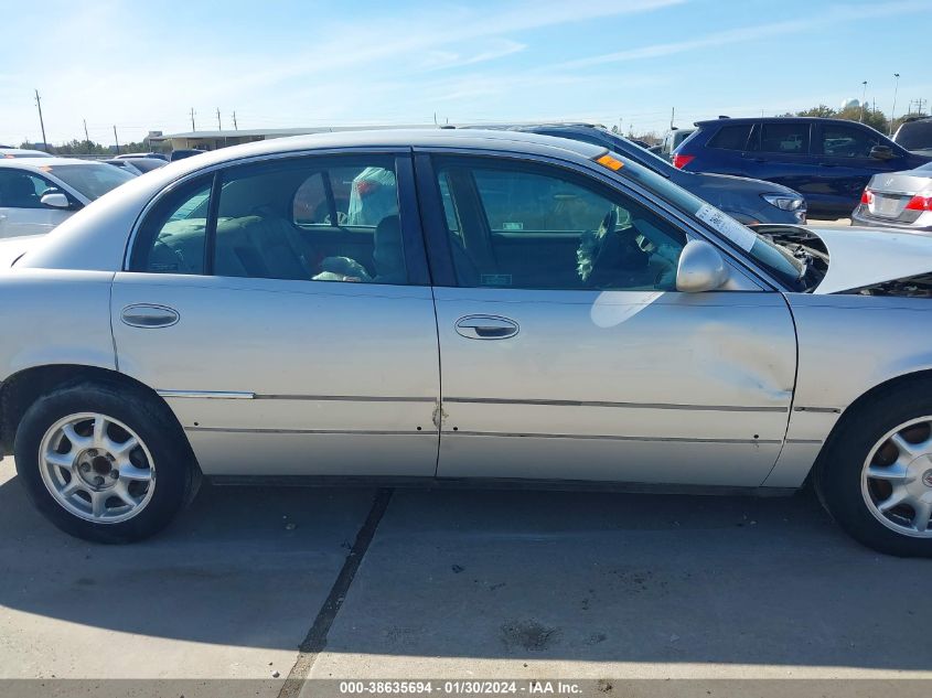 2001 Buick Park Avenue VIN: 1G4CW54K314212837 Lot: 38635694