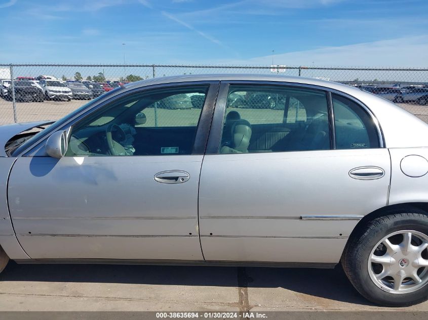 2001 Buick Park Avenue VIN: 1G4CW54K314212837 Lot: 38635694