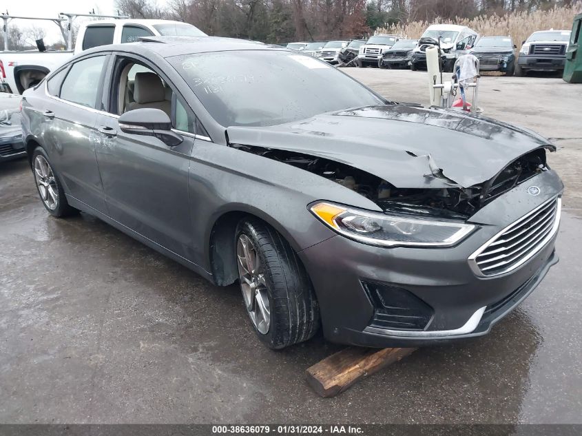 2020 Ford Fusion Sel VIN: 3FA6P0CD9LR128090 Lot: 38636079