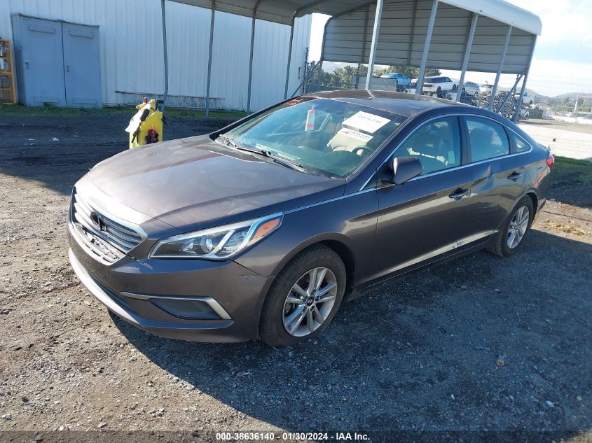 2017 Hyundai Sonata VIN: 5NPE24AF5HH543000 Lot: 38636140