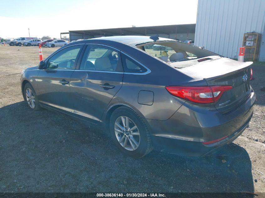 2017 Hyundai Sonata VIN: 5NPE24AF5HH543000 Lot: 38636140