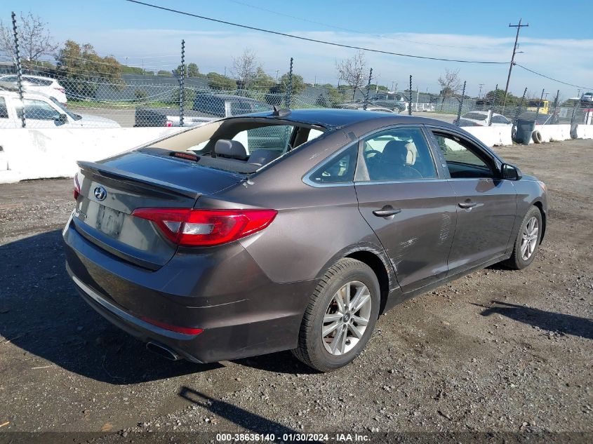 2017 Hyundai Sonata VIN: 5NPE24AF5HH543000 Lot: 38636140